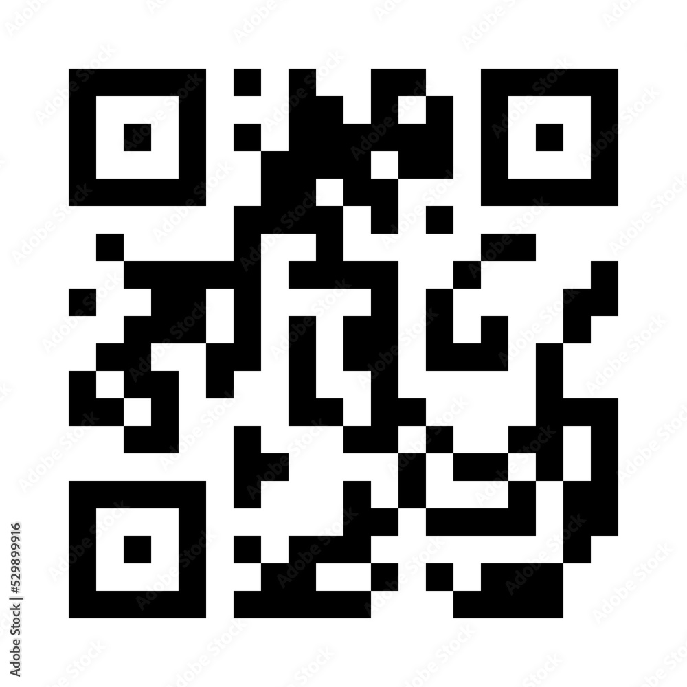 Vector QR code Vector QR code