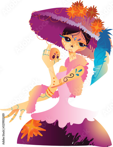 catrina dia de muertos