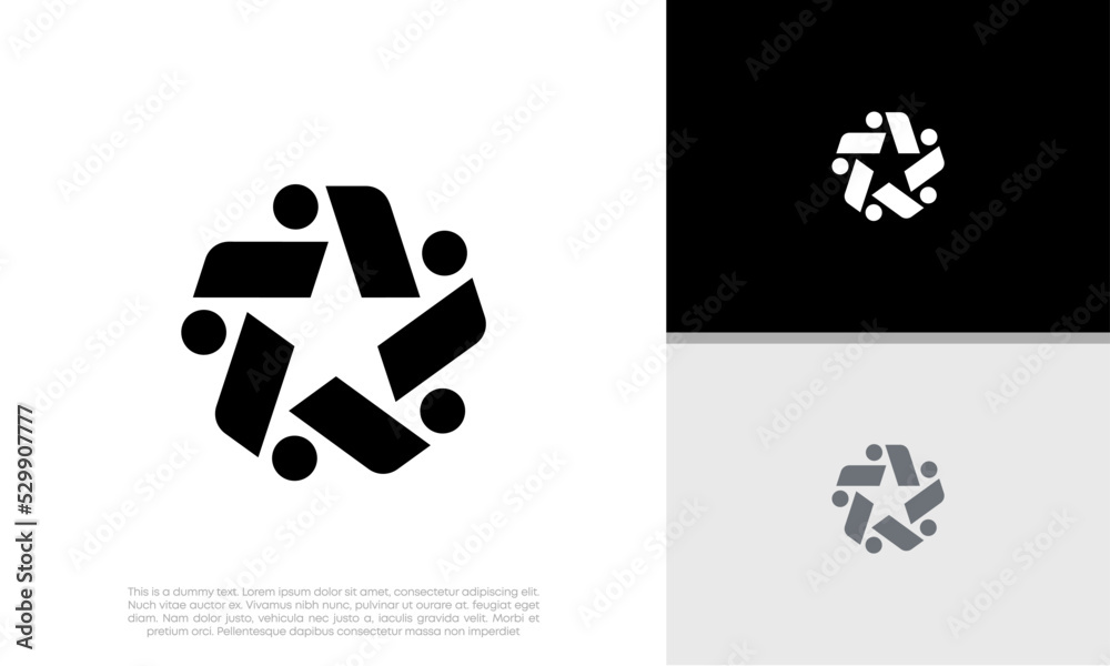 Innovative high tech logo template. Template label for blockchain technology. Technology Logo.
