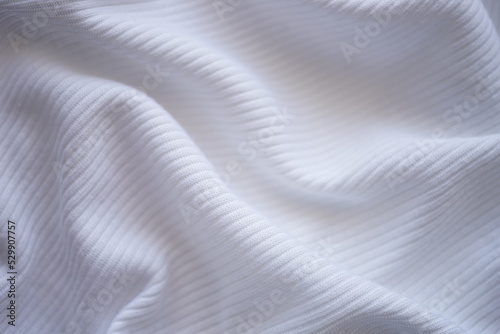 wrinkled white jersey, soft fabric background