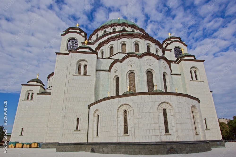 The Temple of Saint Sava - a Serbian Orthodox church that sits on the Vračar plateau in Belgrade, Serbia The Temple of Saint Sava - a Serbian Orthodox church that sits on the Vračar plateau in Belgrade, Serbia