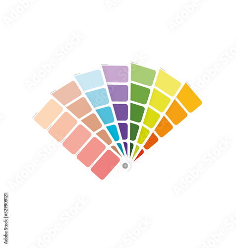 Vector color palette. Illustration for print design. Icon set. © Hanna