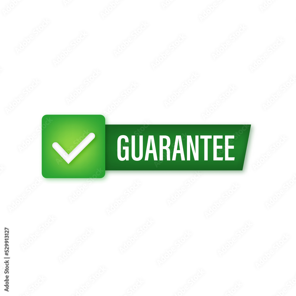Guarantee stamp vector isolated on white background. Vector stock illustration Guarantee stamp vector isolated on white background. Vector stock illustration
