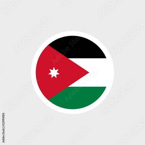 Flag of Jordan. Jordanian striped flag with a seven-pointed star. State symbol of the Hashemite Kingdom of Jordan. Free Download Flag of Jordan. Jordanian striped flag with a seven-pointed star. State symbol of the Hashemite Kingdom of Jordan. - GFXLoad