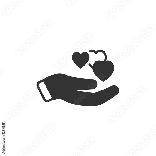 compassion icons  symbol vector elements for infographic web