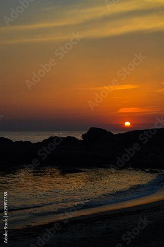 sunset at the beach