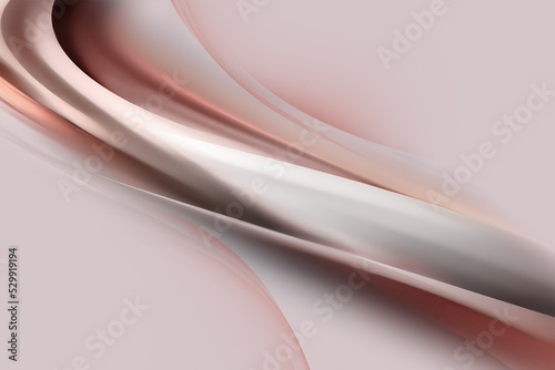 Abstract smooth red wave element. Flow curve red motion illustration. Smoky wave design.