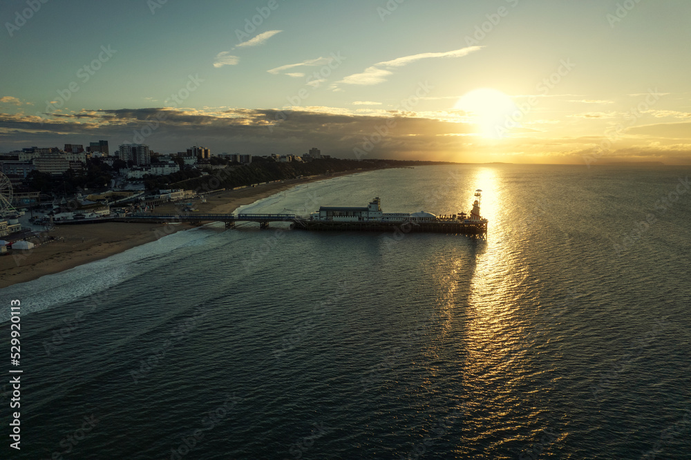 Bournemouth, beach, Dorset, pier, sea, ocean, England