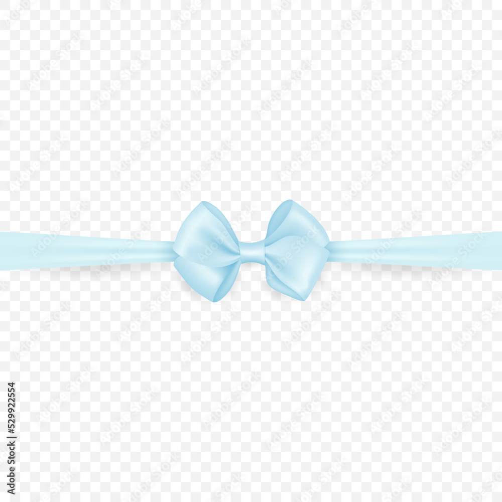 Vector 3d Realistic Silk, Satin Gift Blue Bow Icon Closeup Isolated. Vector Bow for Birthday, Christmas Presents, Gifts, Invitation, Cards. Holiday Decoration Vector 3d Realistic Silk, Satin Gift Blue Bow Icon Closeup Isolated. Vector Bow for Birthday, Christmas Presents, Gifts, Invitation, Cards. Holiday Decoration