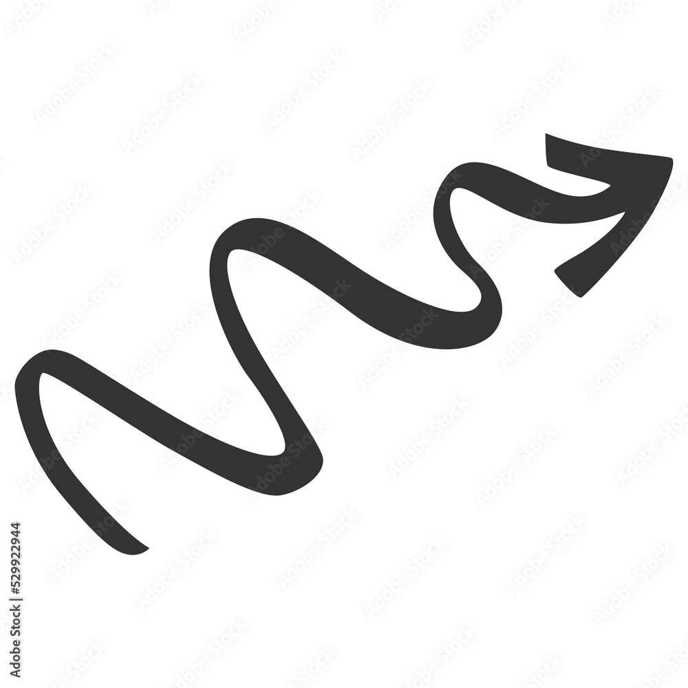 Flat quirky arrows set. Up and down direction pointer. Hand drawn abstract vector illustration isolated on white background. EPS10 Flat quirky arrows set. Up and down direction pointer. Hand drawn abstract vector illustration isolated on white background. EPS10
