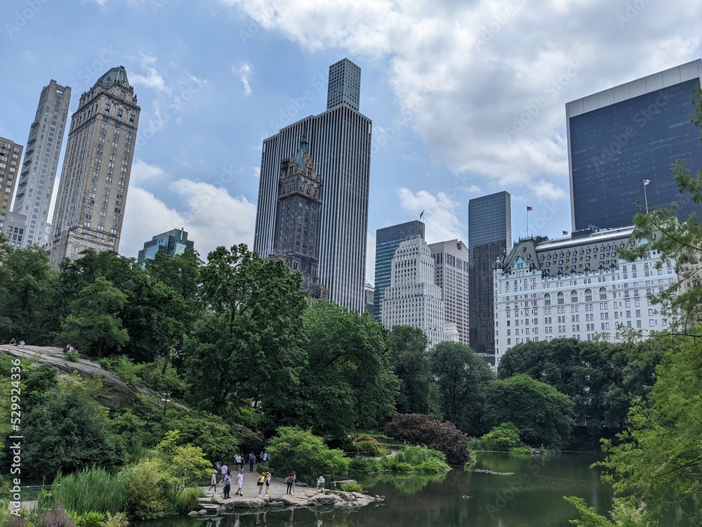 Overview of Midtown New York from Central Park - July 2022