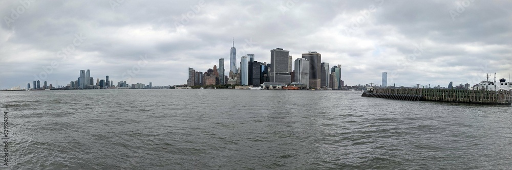 Naklejka premium Overview of New York Skyline, 2022