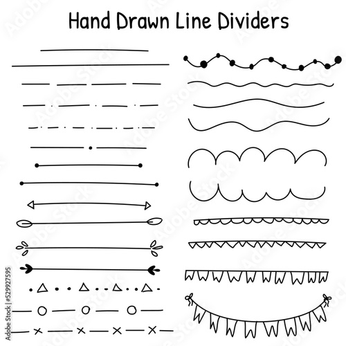 Hand Drawn Line Dividers