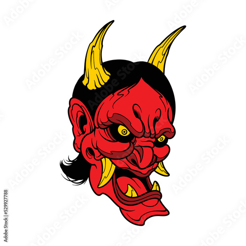 oni demon mask