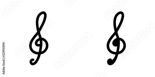 Music icon template design