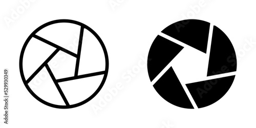 Photography icon template design