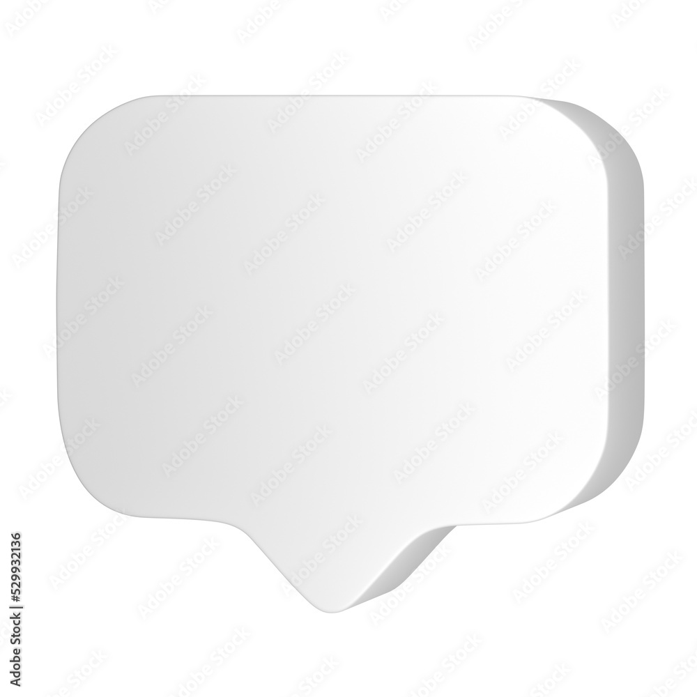 White 3d balloon blank White 3d balloon blank