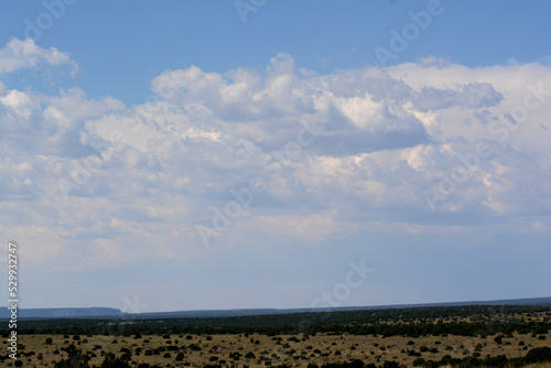Beautiful skies over Moriarty, New Mexico photo