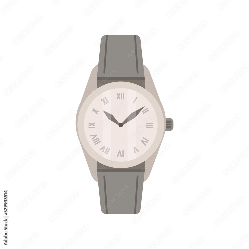 Watch icon. Flat design style modern vector illustration. Isolated on stylish color background. Flat long shadow icon. Elements in flat design. Watch icon. Flat design style modern vector illustration. Isolated on stylish color background. Flat long shadow icon. Elements in flat design.