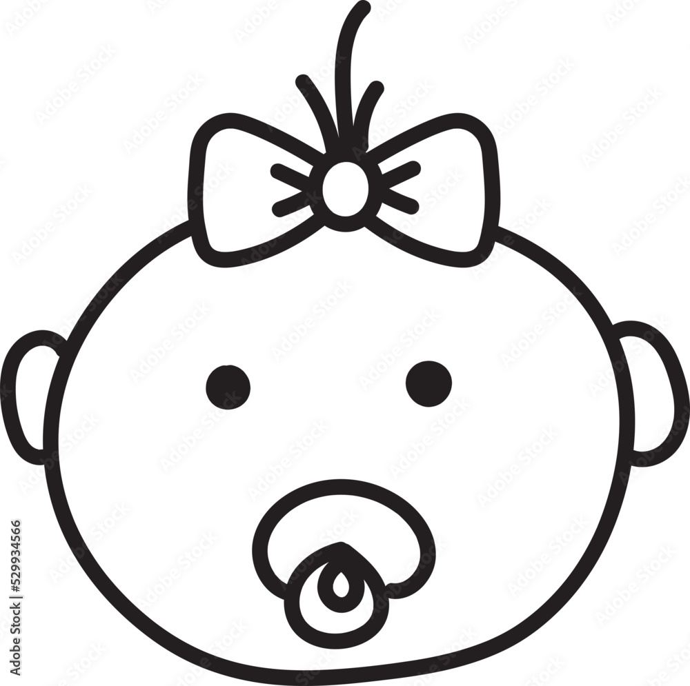 Obraz premium Baby Material Icon