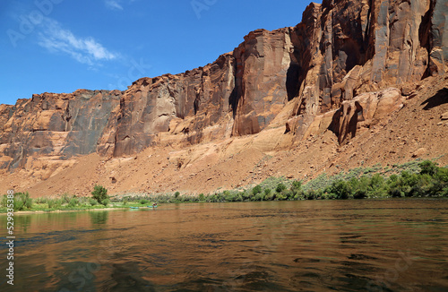 On Colorado River - kayaking Horseshoe Bend on Colorado River, Page, Arizona