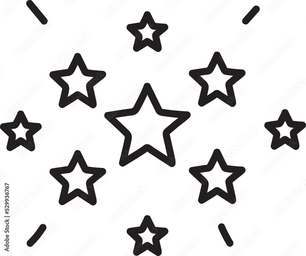 constellation doodle icon