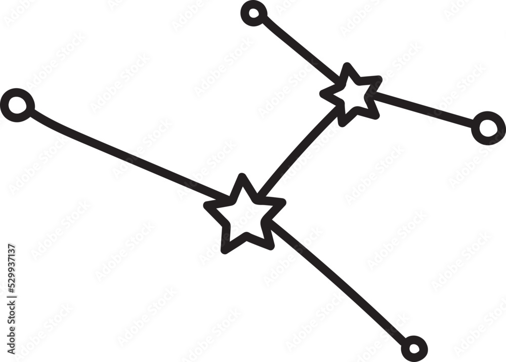 constellation  doodle icon