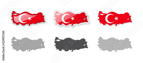Turkey - Maps Collection. Six maps of different designs.