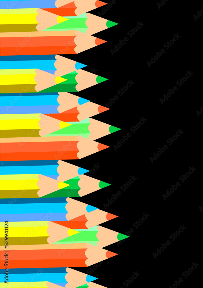 The background image is a colored pencil. can be used in graphic work The background image is a colored pencil. can be used in graphic work