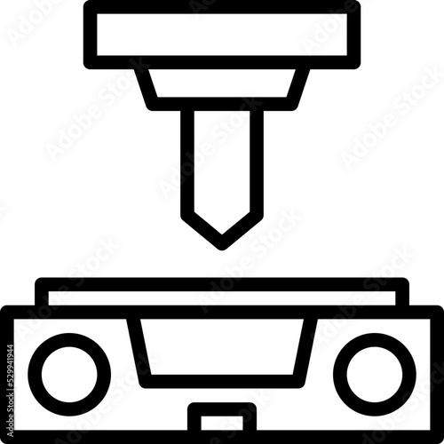 bending machine icon
