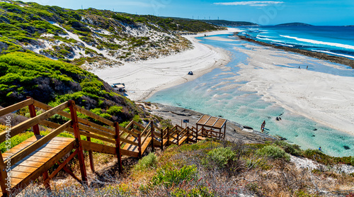 11 mile beach in Esperance is beautiful with blue water, great waves and white beach.