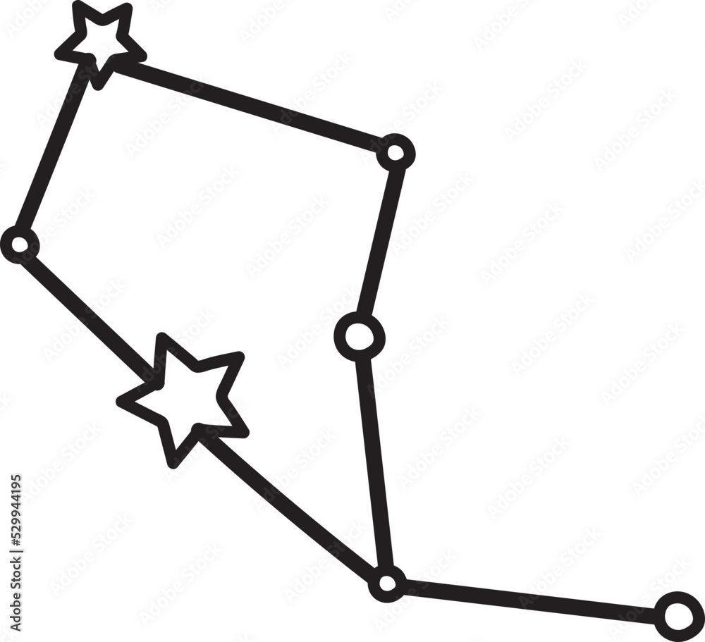 Constellation Line Icon Constellation Line Icon