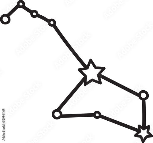 Constellation Line Icon © Maulaga