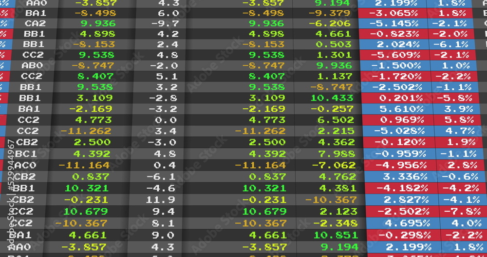 Image of stock market on black background Image of stock market on black background