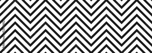 Zigzag line pattern banner background. Triangle illusion effect wallpaper.