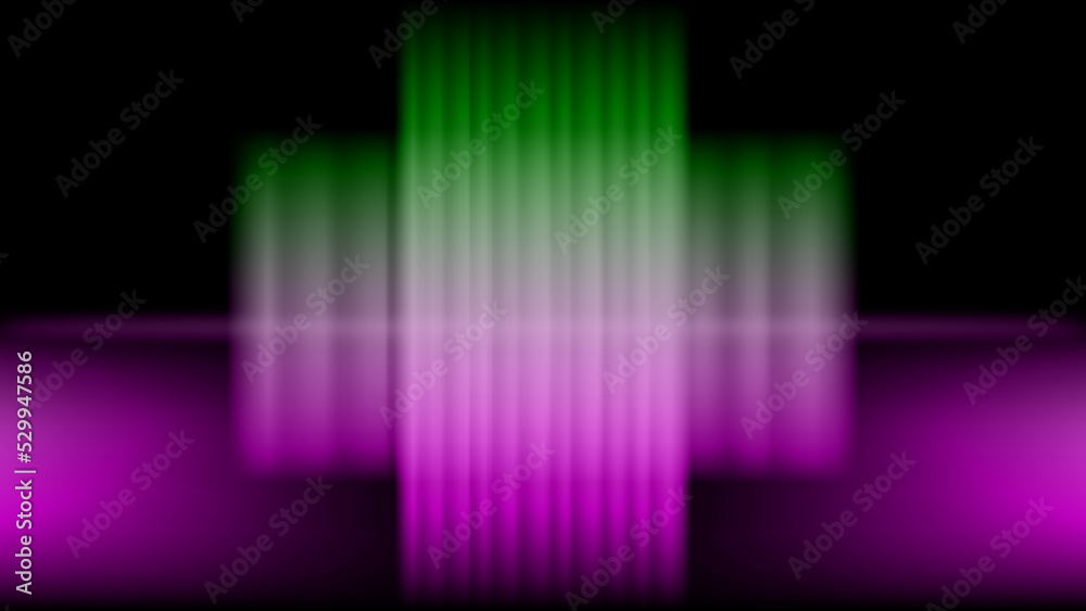 Neon Light, Glowing Lines, Blank | Lines Light on a Black Background | Neon Lights Background | Abstract Glowing Lights Background Vector. Tropical Neon Frames. Bright Glowing Cyber Flora Frame	