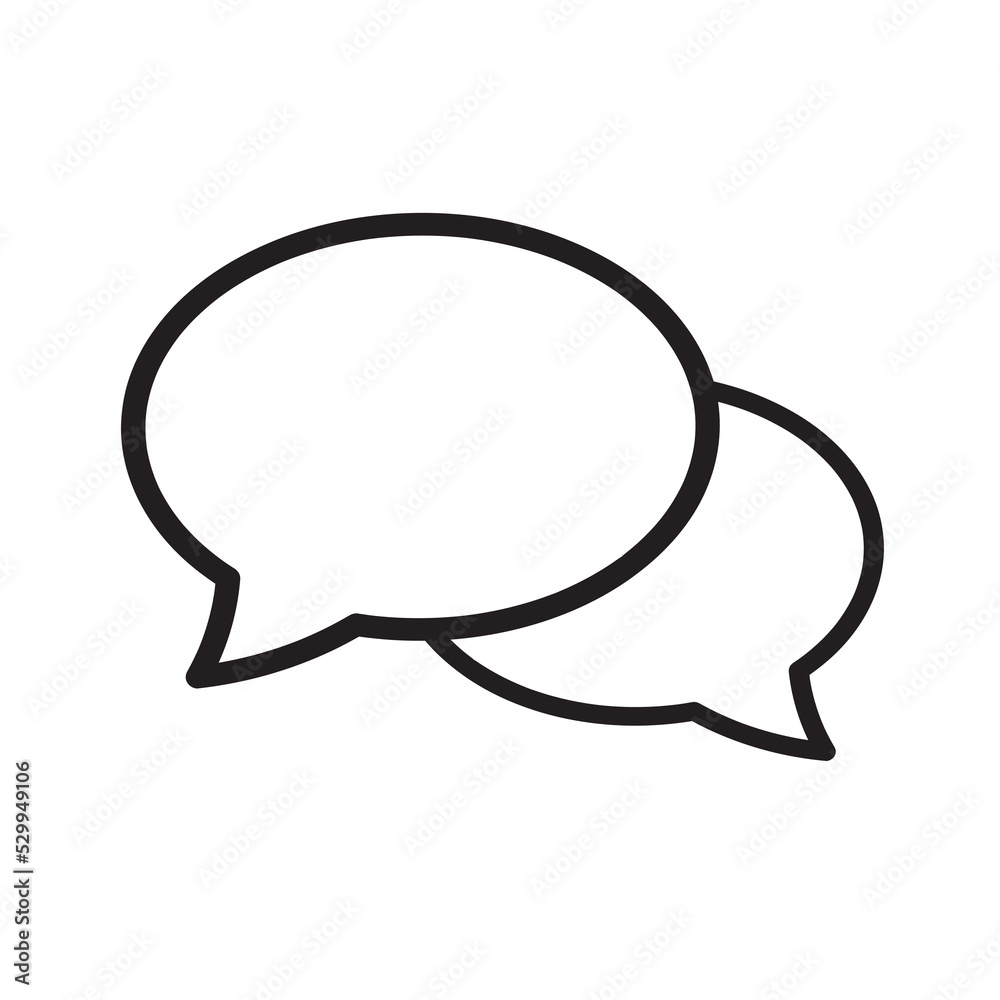 simple bubble chat icon. talking icon vector illustration simple bubble chat icon. talking icon vector illustration