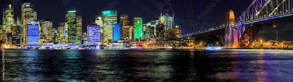 Sydney nighttime panorama