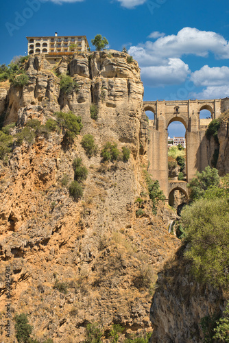 Puente Nuevo Bridge in Ronda, Andalusia, Spain.