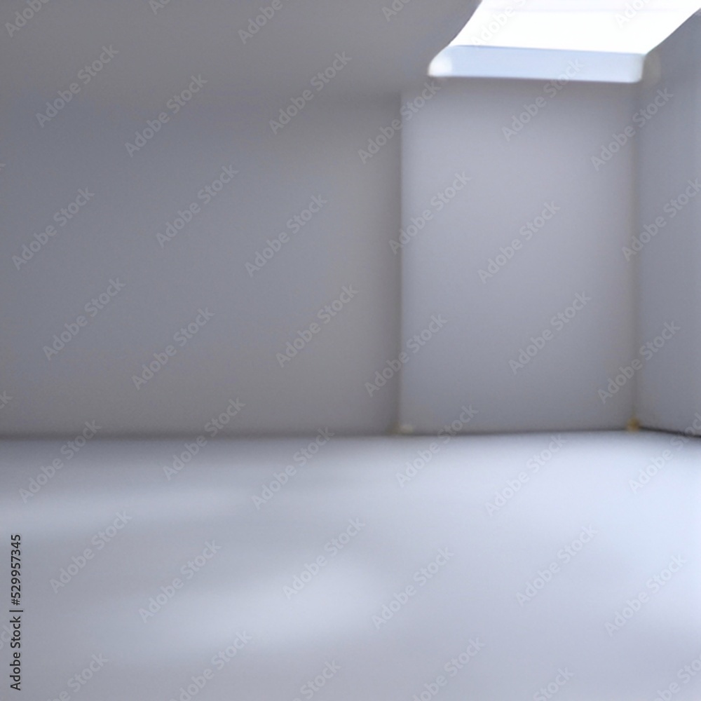 Fototapeta premium empty white room