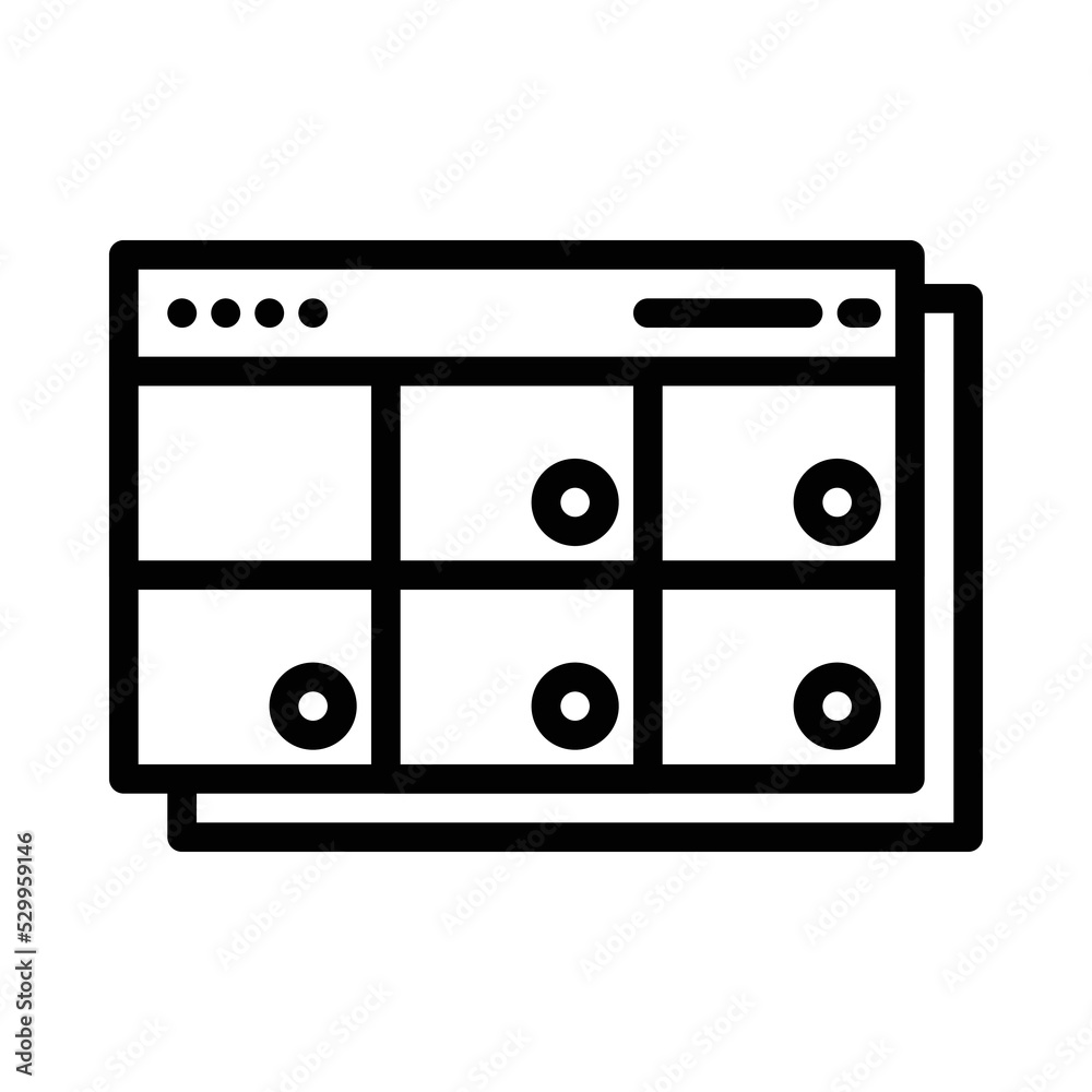 Calendar icon. Calendar sign and symbol in line style icon. Vector illustration. Calendar icon. Calendar sign and symbol in line style icon. Vector illustration.