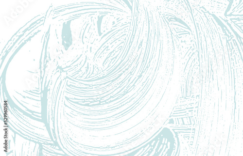 Grunge texture. Distress blue rough trace. Brillia