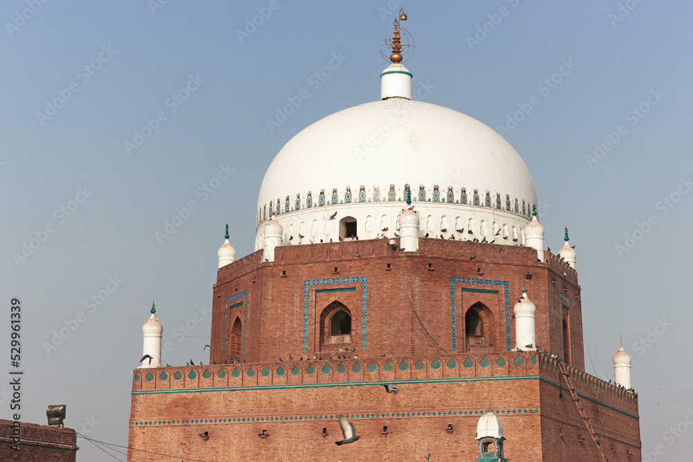 Tomb of Shah Rukn e Alam, Bahauddin Zakaria in Multan, Punjab province, Pakistan