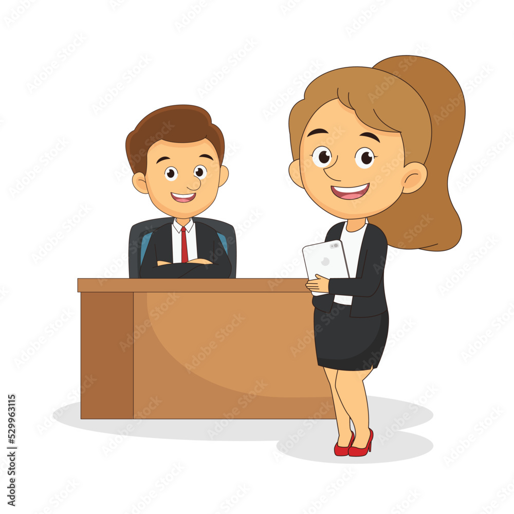 Secretary Girl working an office Secretary Girl working an office