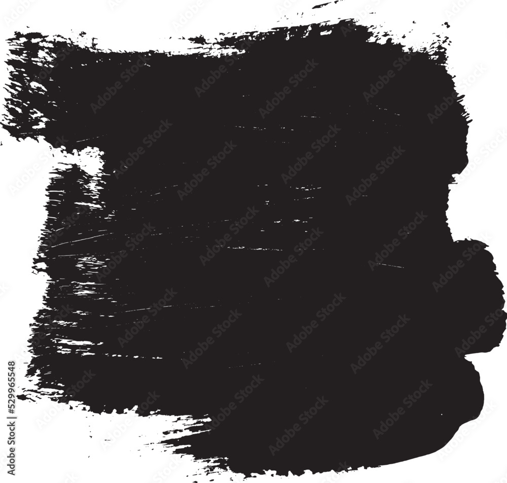 Black paint brush stroke. Ink brush strokes, brushes, lines. Black paint brush stroke. Ink brush strokes, brushes, lines.