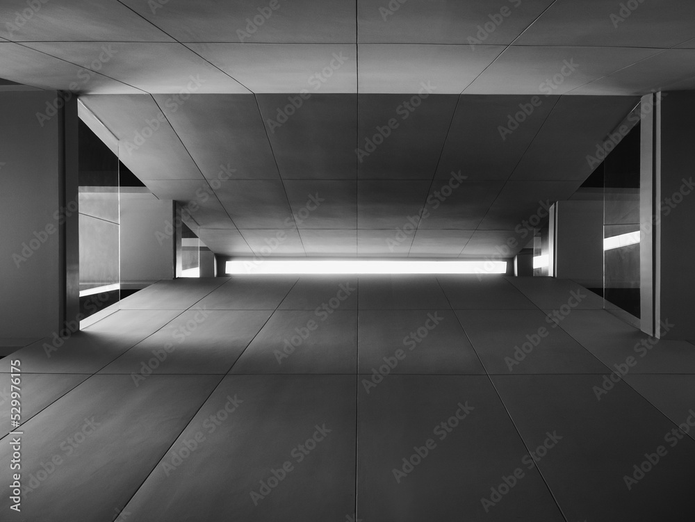 Modern Building Interior Space shade shadow Architecture details 