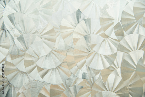 Abstract texture on the background of the window similar to winter patterns