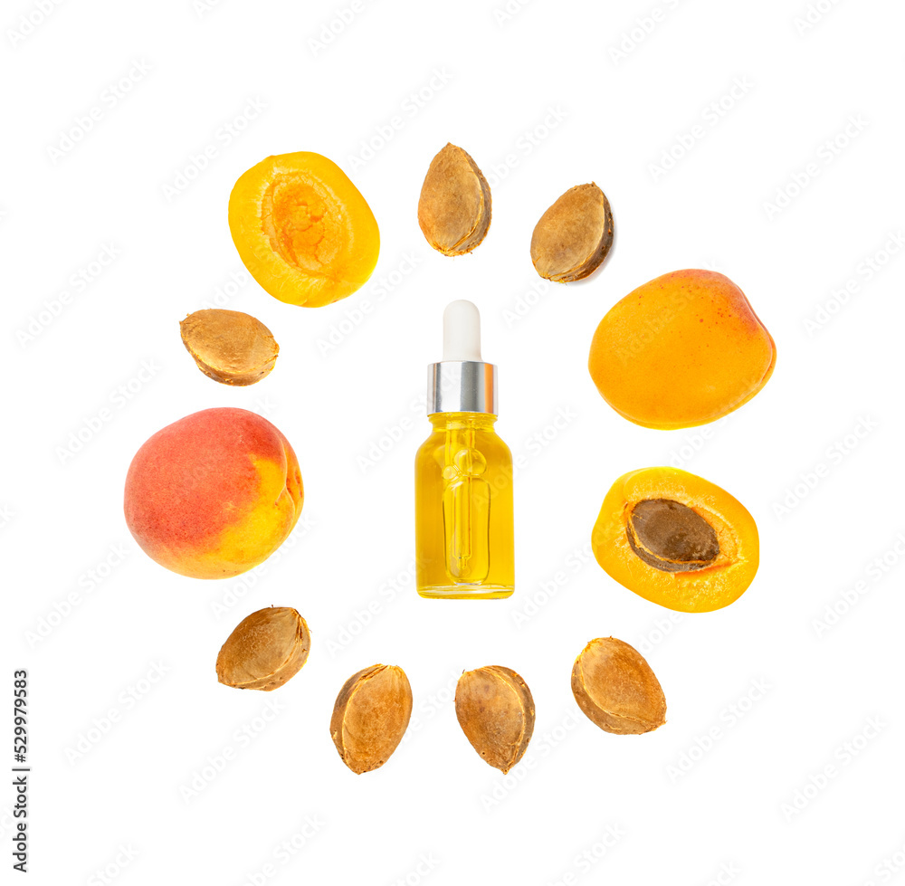 Apricot Kernels Oil Isolated, Apricot Pits Extraction, Fruit Seeds