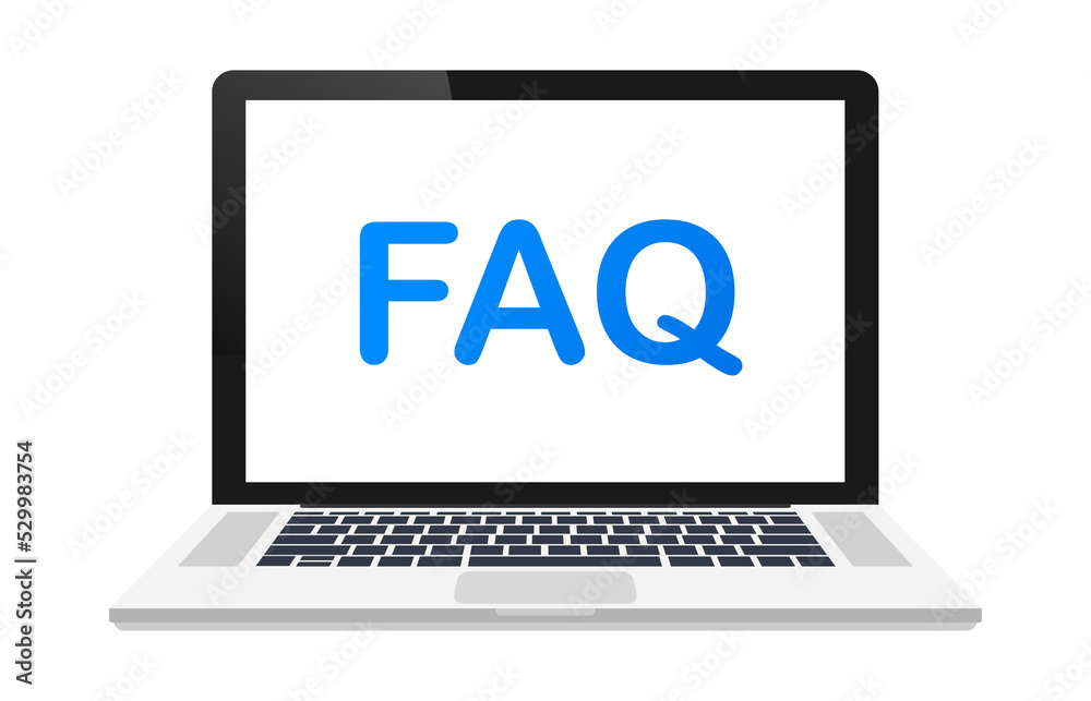 FAQ and QA vector stock illustration concept, people asking to online support center via smartphone and laptop FAQ and QA vector stock illustration concept, people asking to online support center via smartphone and laptop