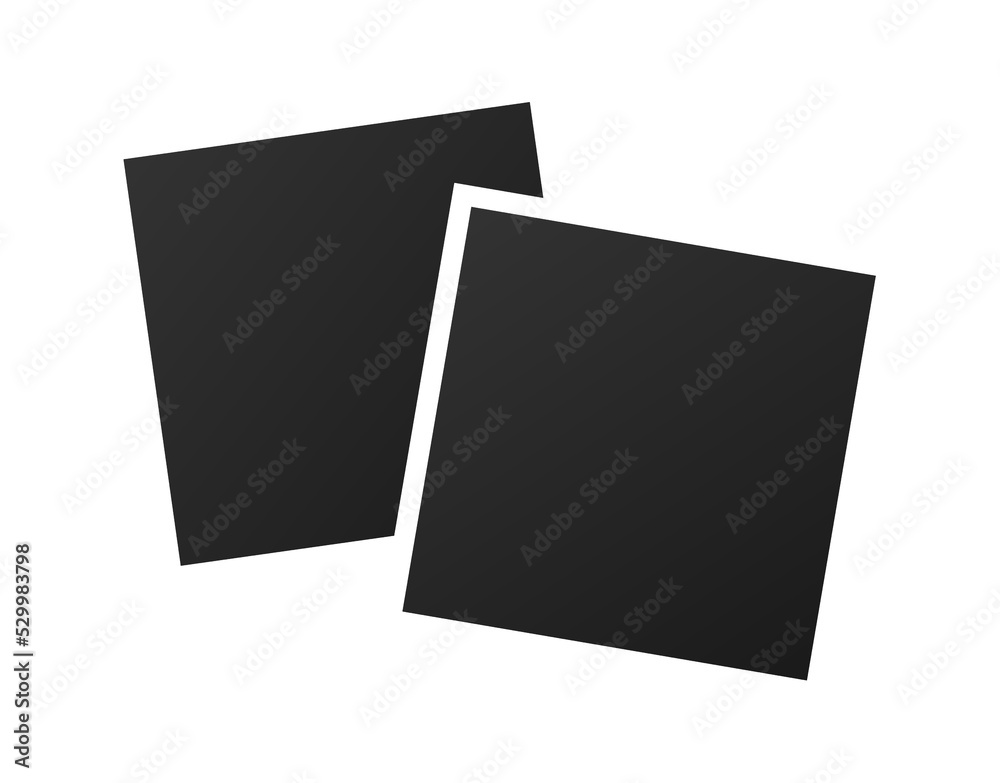 Photo frame mockup design. Realistic photograph with blank space for your image. Vector stock illustration. Photo frame mockup design. Realistic photograph with blank space for your image. Vector stock illustration.